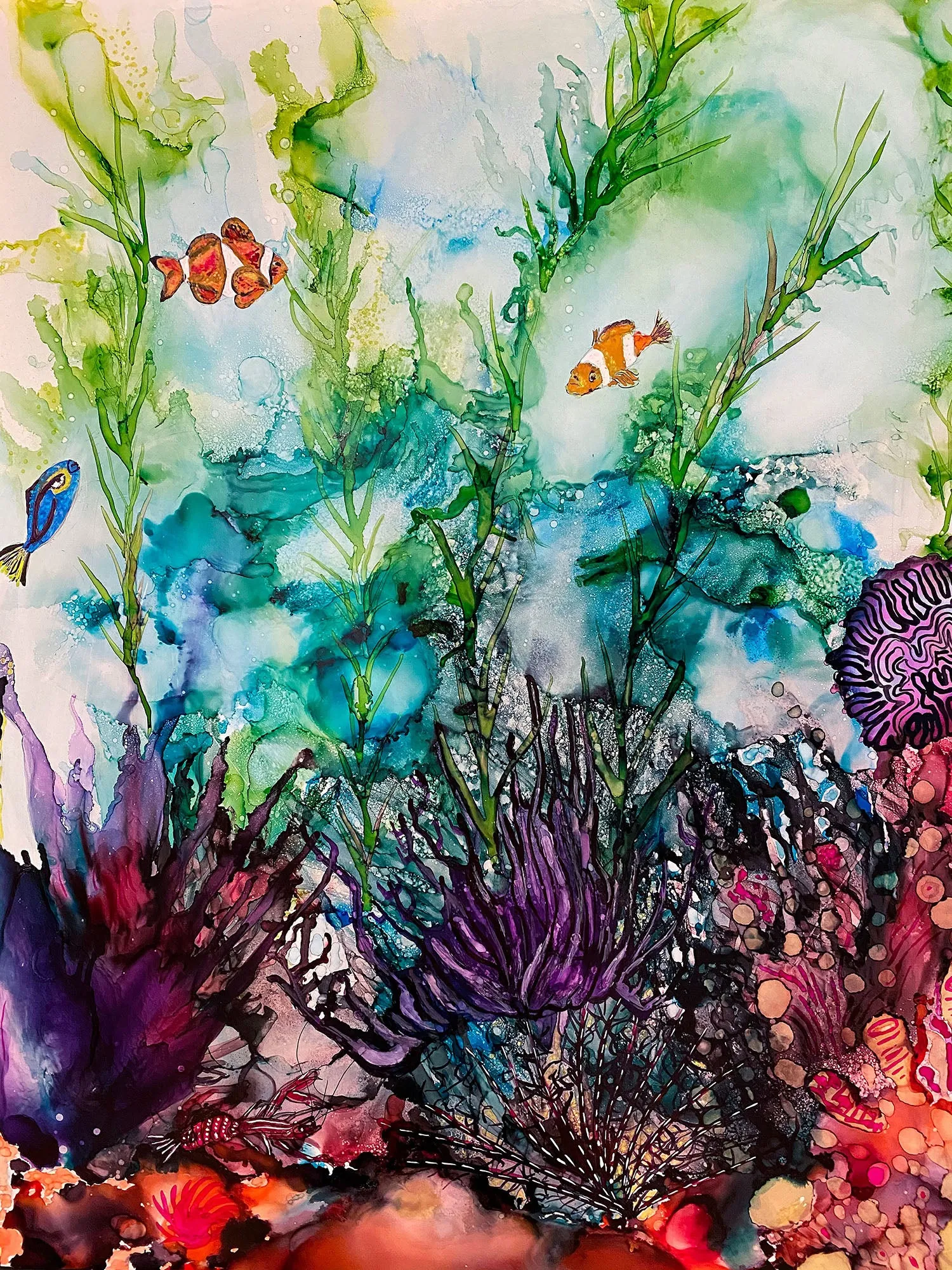 Acrylic Print-Sargasso Sea