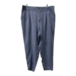 Athletic Leggings By Adidas In Blue, Size:L