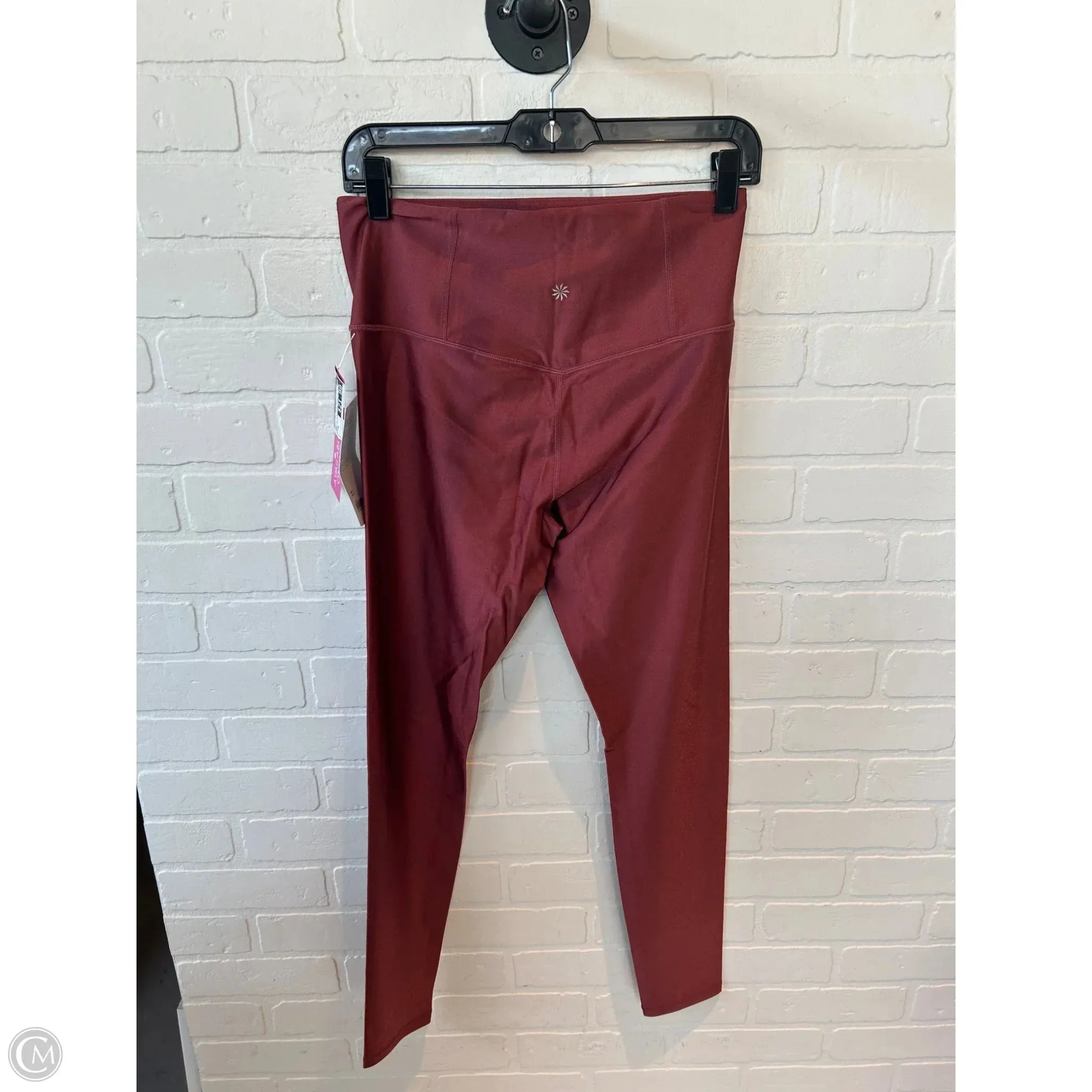 Athletic Leggings By Athleta In Red, Size: 8
