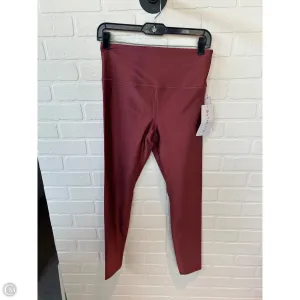 Athletic Leggings By Athleta In Red, Size: 8