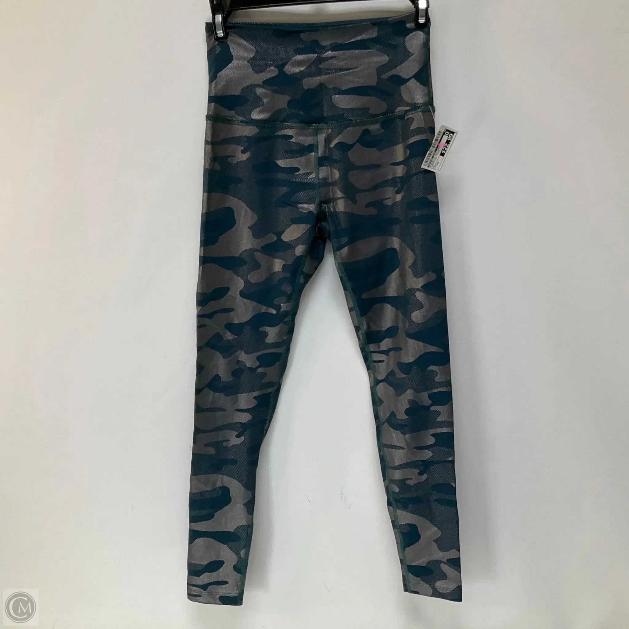 Athletic Leggings By Beyond Yoga In Camouflage Print, Size: Xs