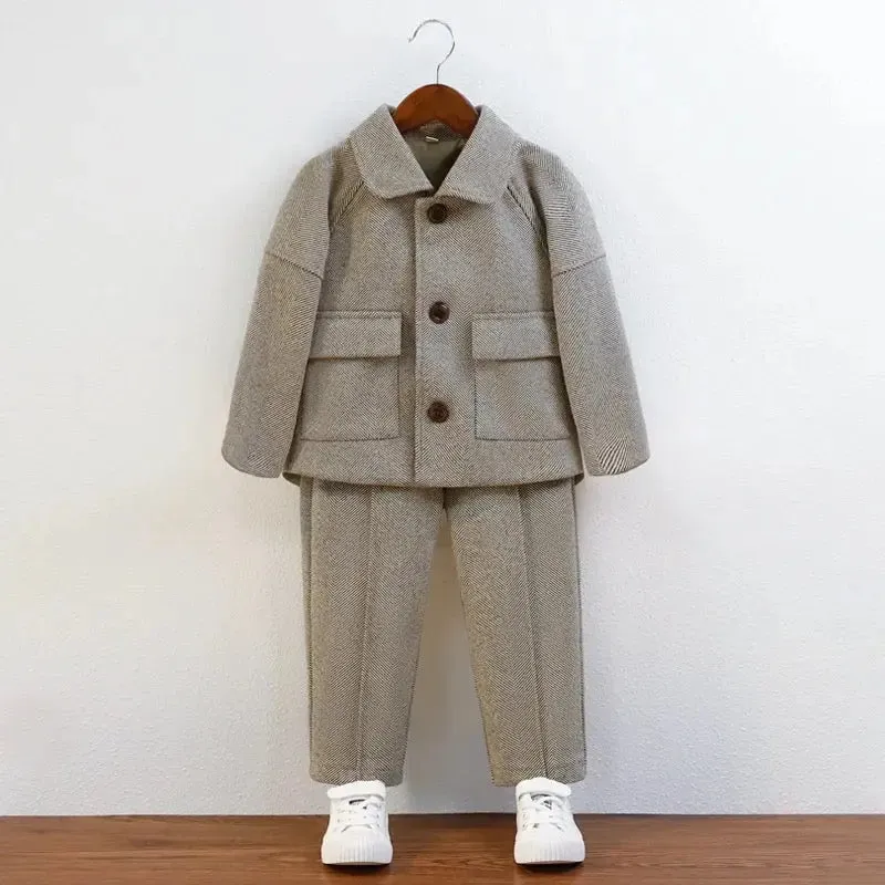 Boys Winter Elegant Co-ord Set