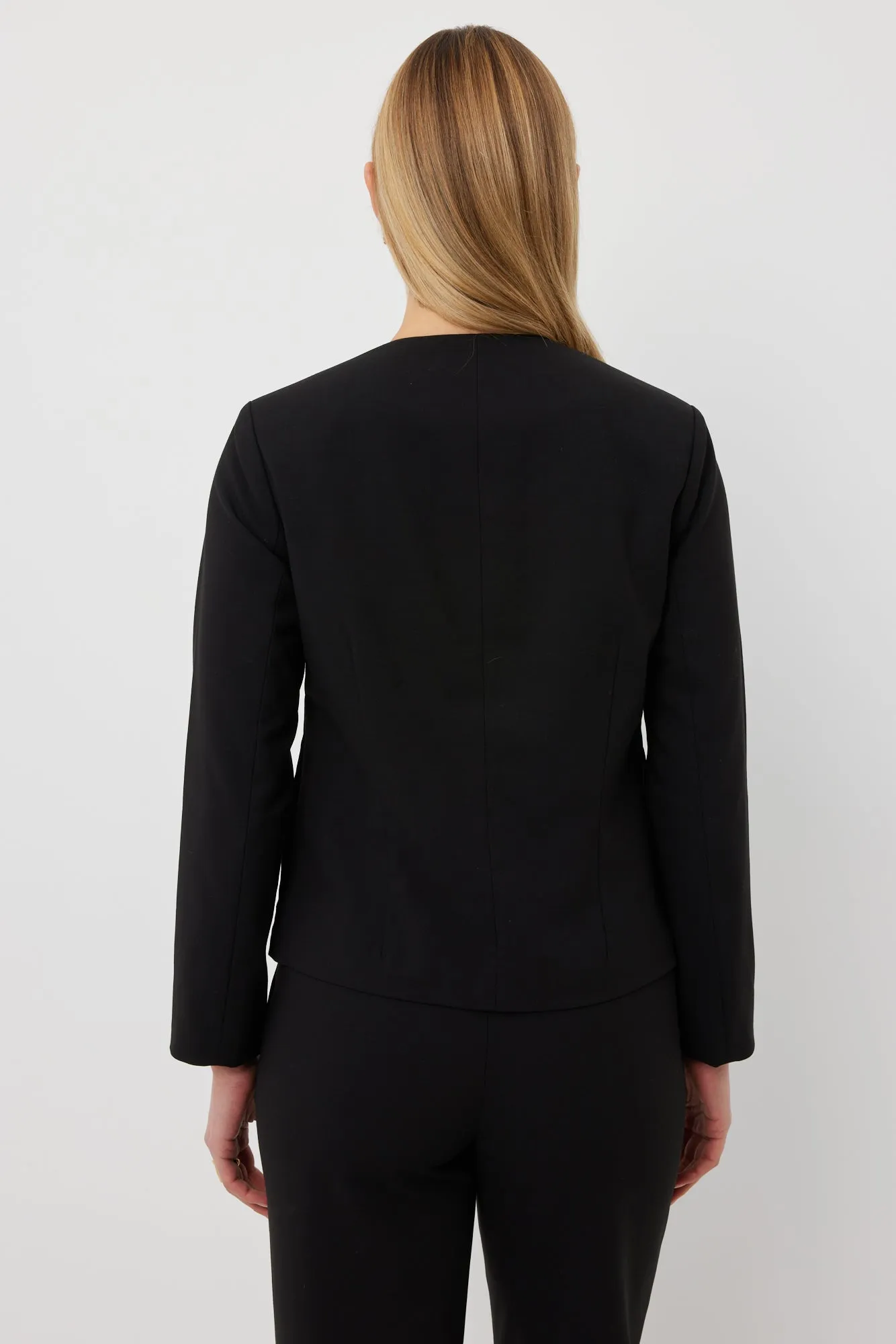 Cleo Jacket | Black Suiting