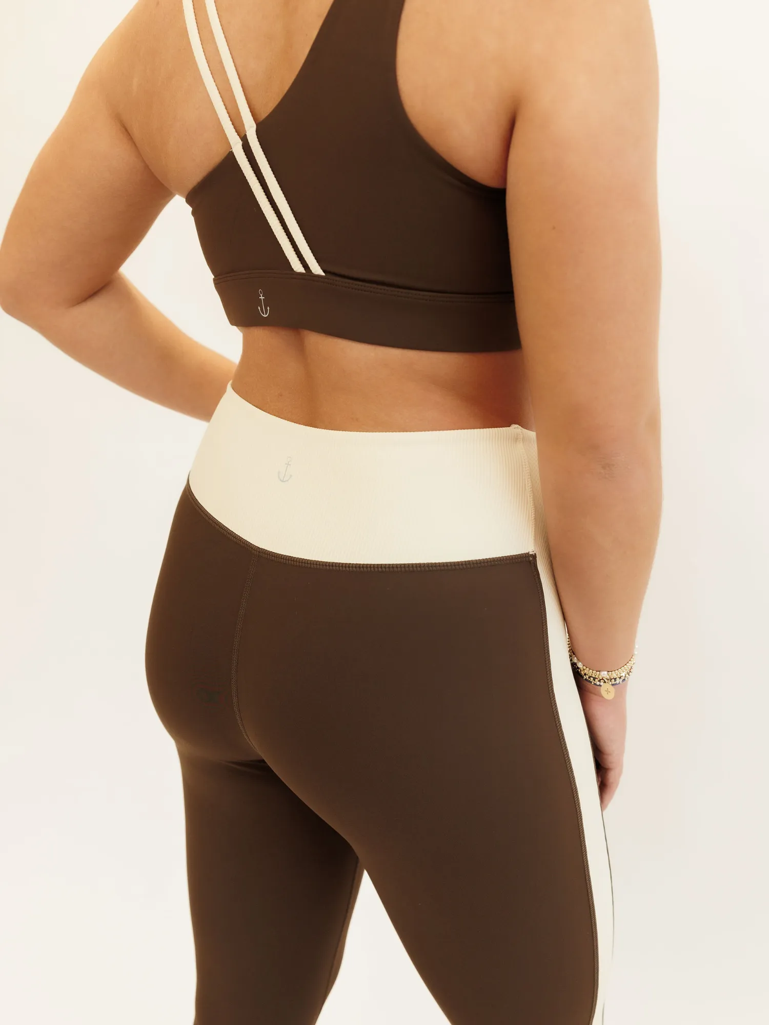Coffee and Cream "Ariel" Nautical High Rise Leggings