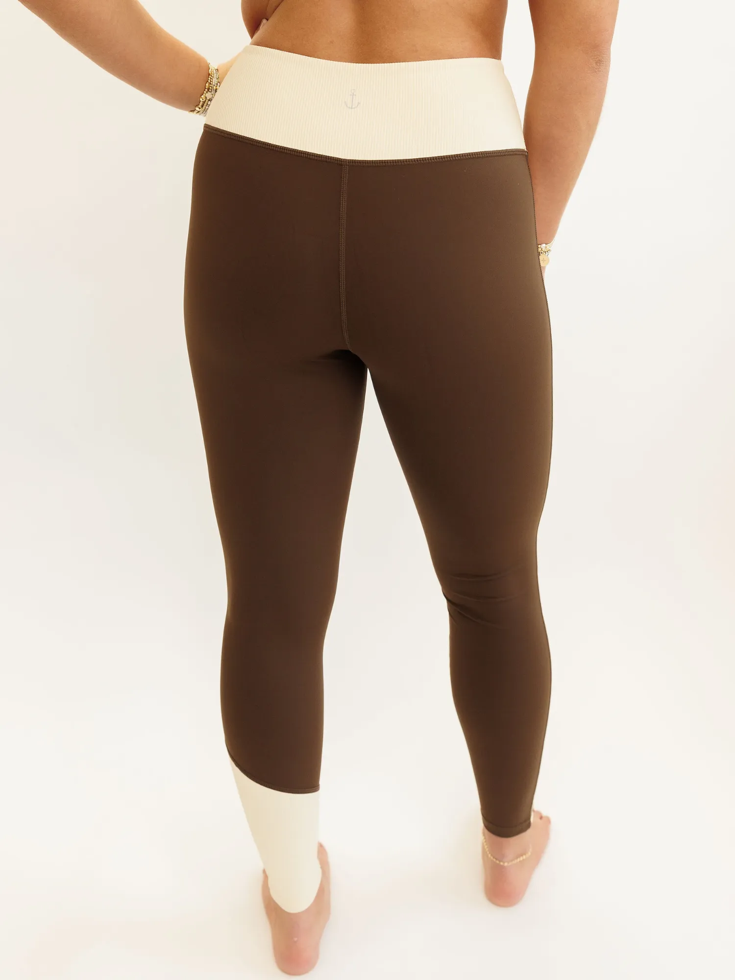 Coffee and Cream "Ariel" Nautical High Rise Leggings