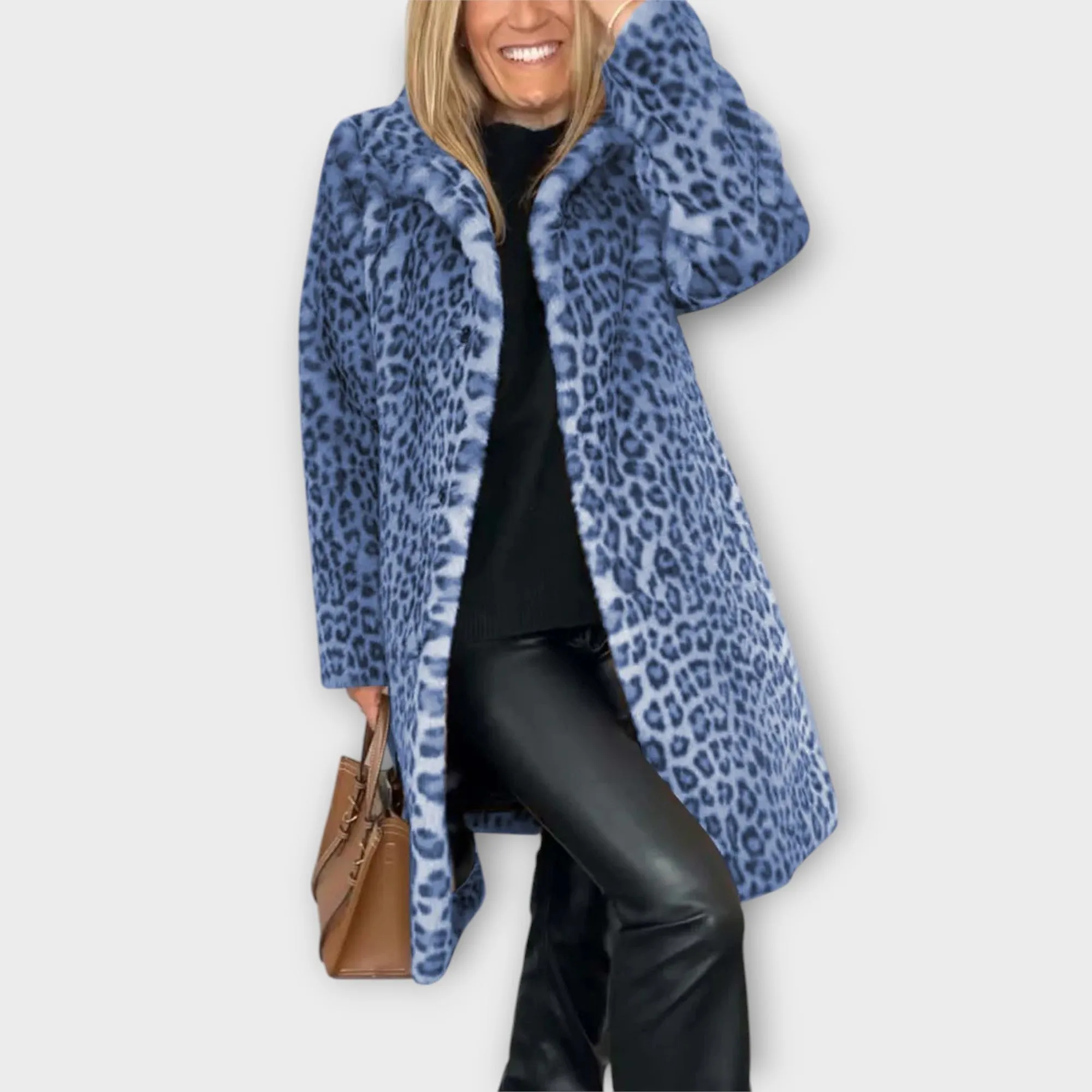 Daisy Leopard Print Coat