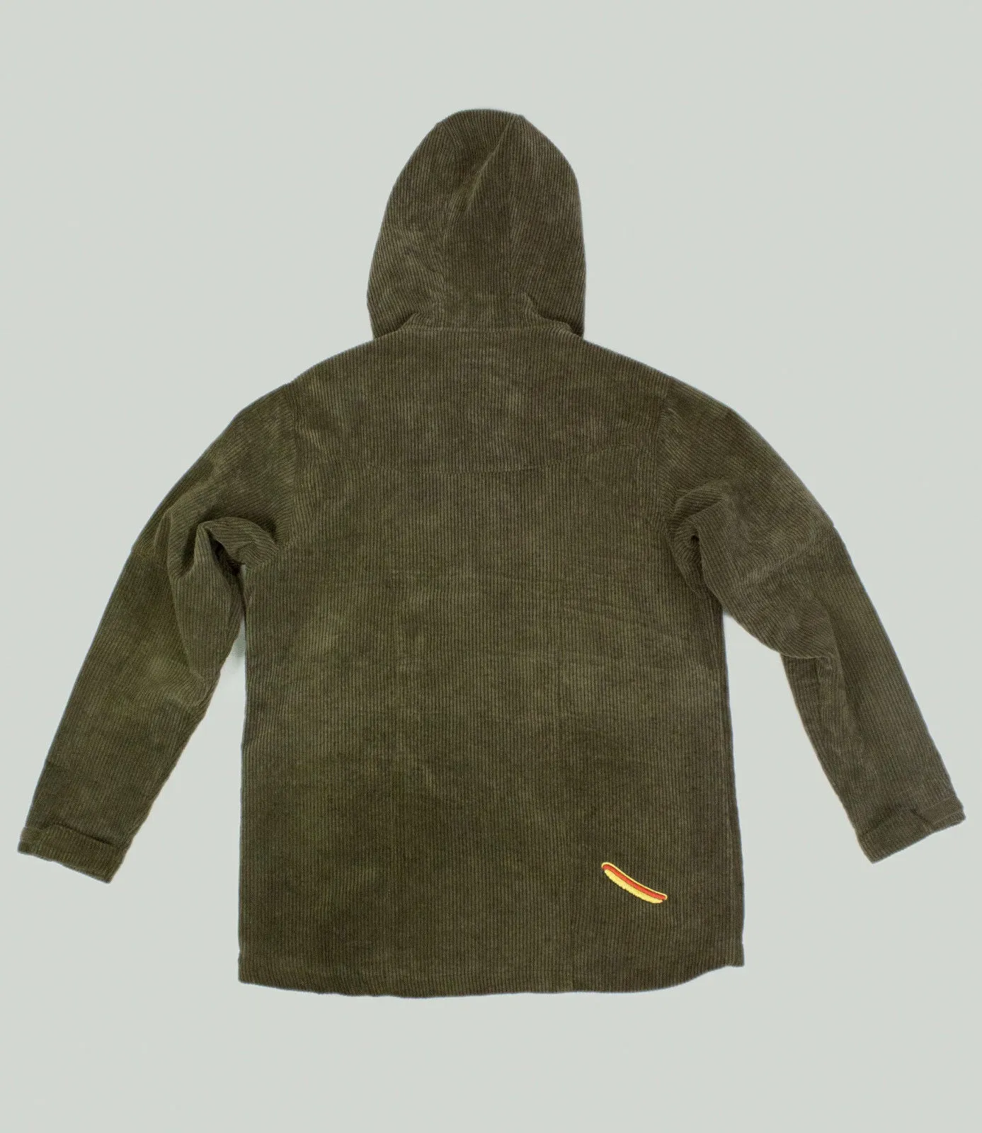 DANIEL FRANCK Snowboarder's Corduroy Shell Jacket Coat, XL