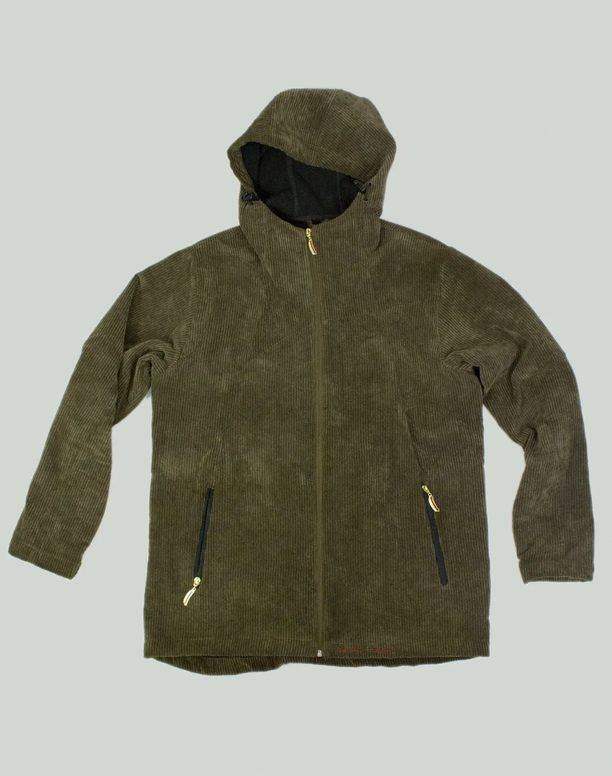 DANIEL FRANCK Snowboarder's Corduroy Shell Jacket Coat, XL