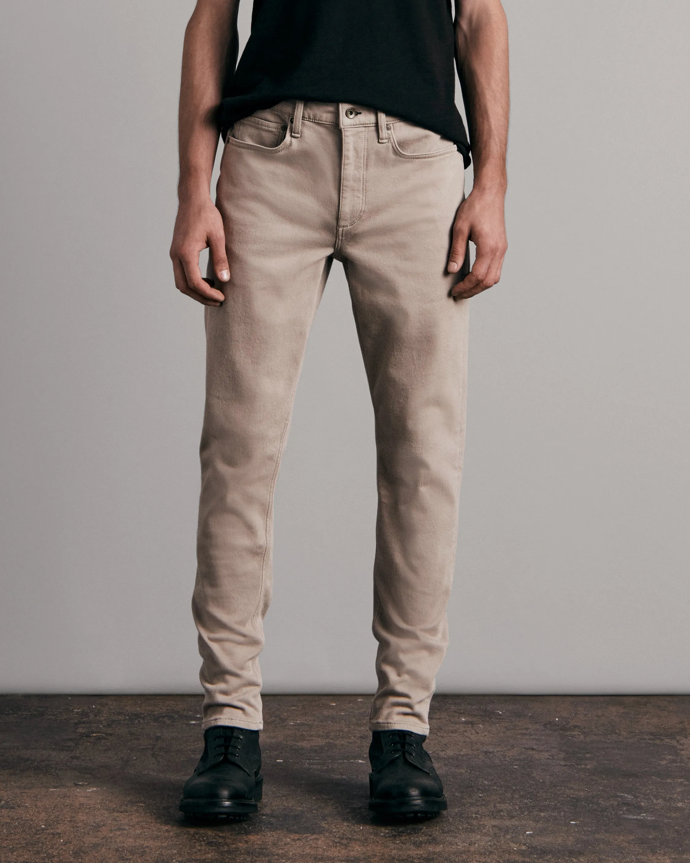 Fit 2 Brushed Loopback Jeans