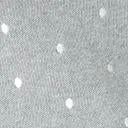Grey & White Polka Dot Short Sleeve Cotton Knit Sweater