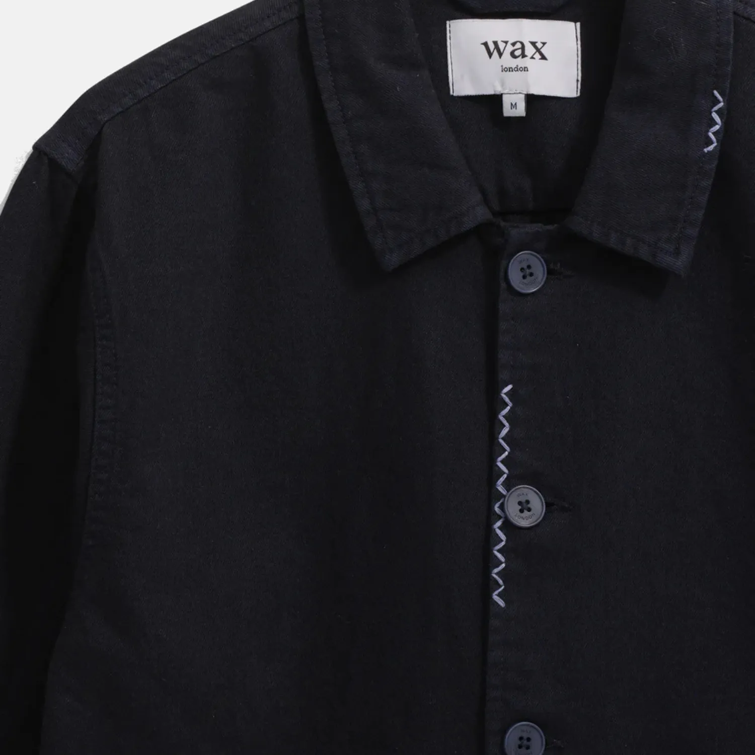 Mews Jacket Cotton Linen Twill (Navy)