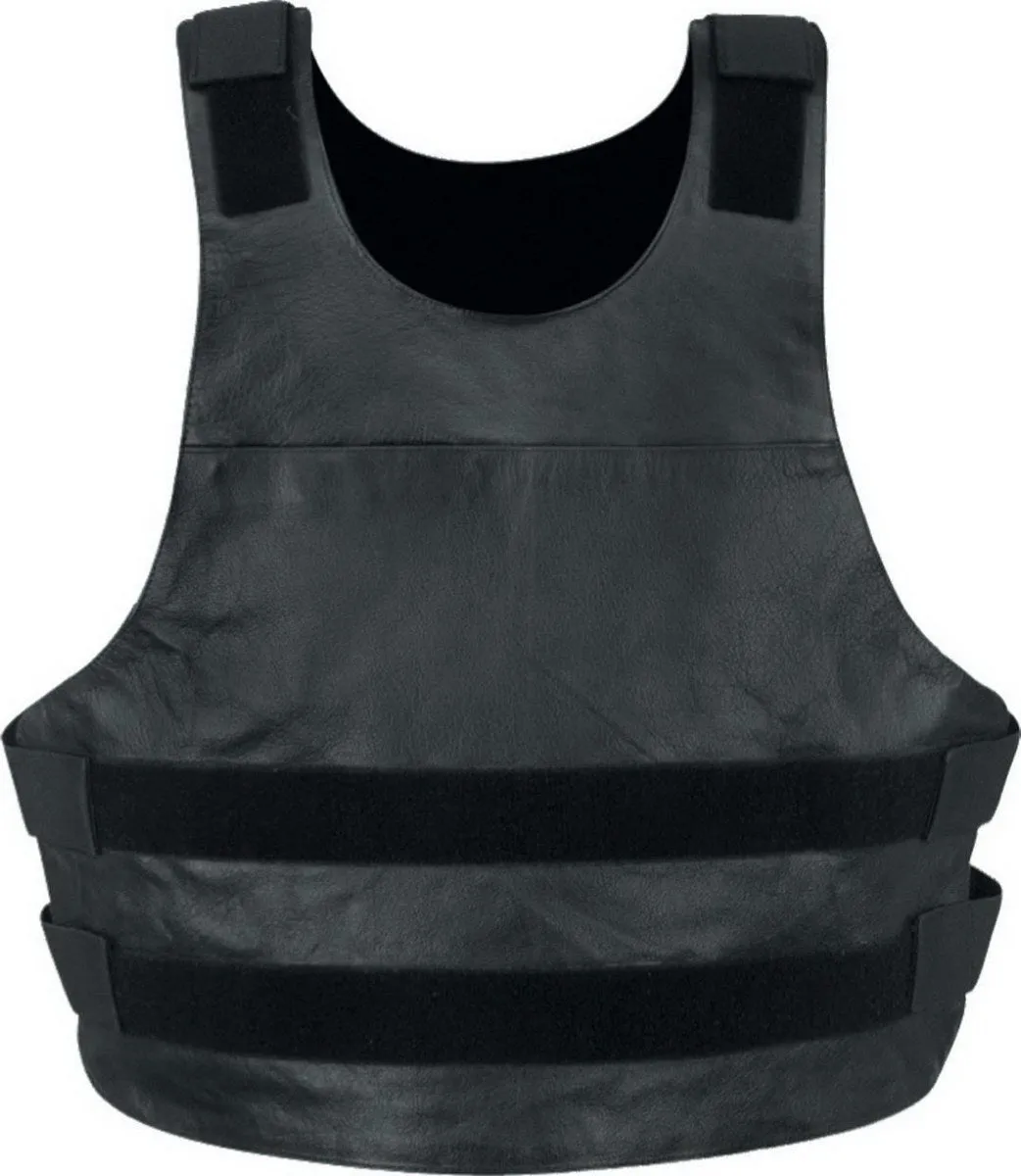 Milwaukee Leather SH1367Z Men's Black Leather Bullet Proof Style Rider