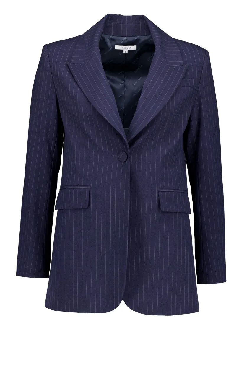 Paris Blazer | Baritone Stripe