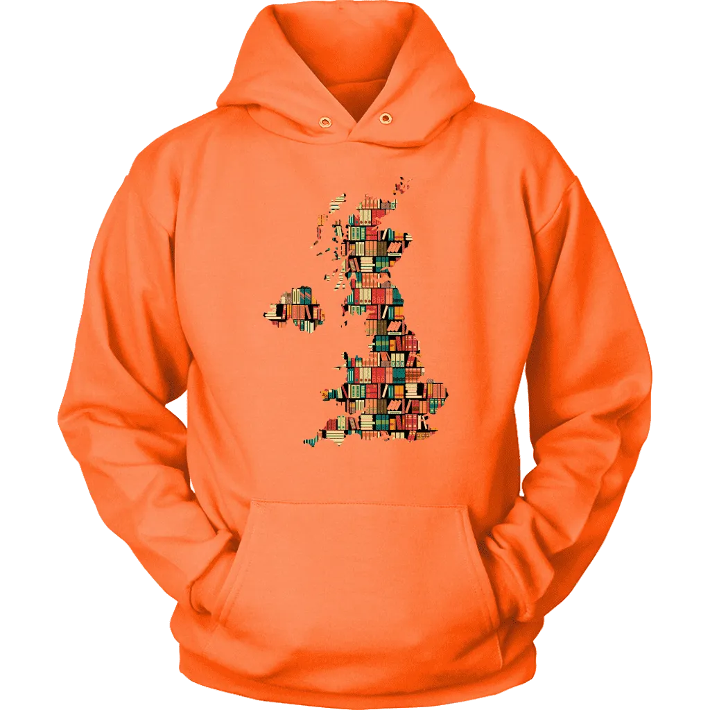 "UK Bookish Map" Hoodie