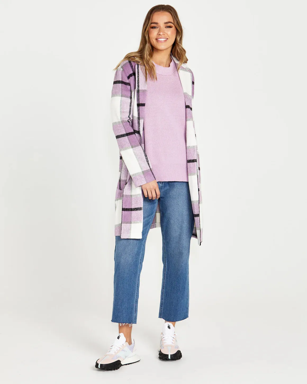 SASS JODI CHECK COAT - WAS $124.99 ... NOW...