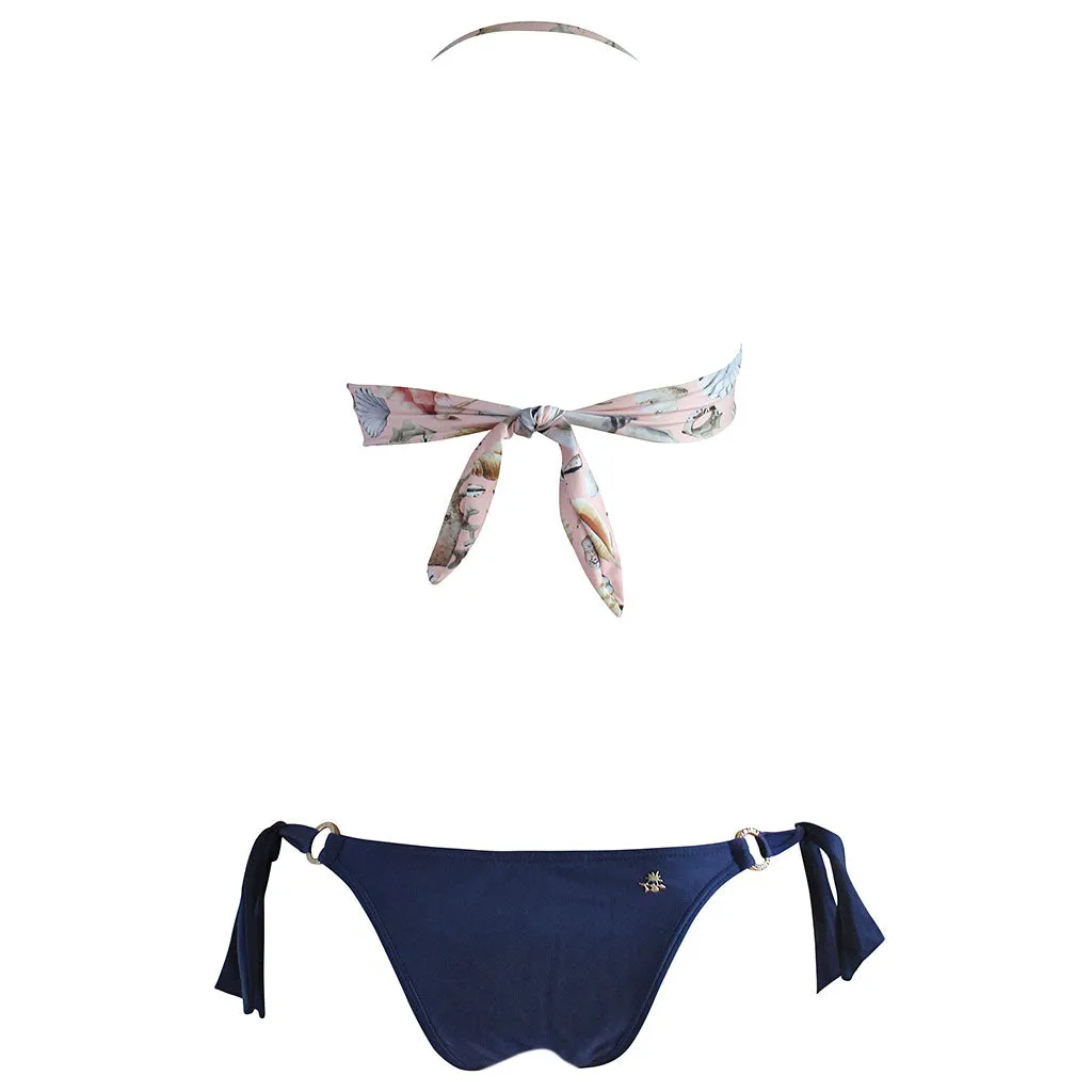 Triya Pink Seashell Bandeau Top