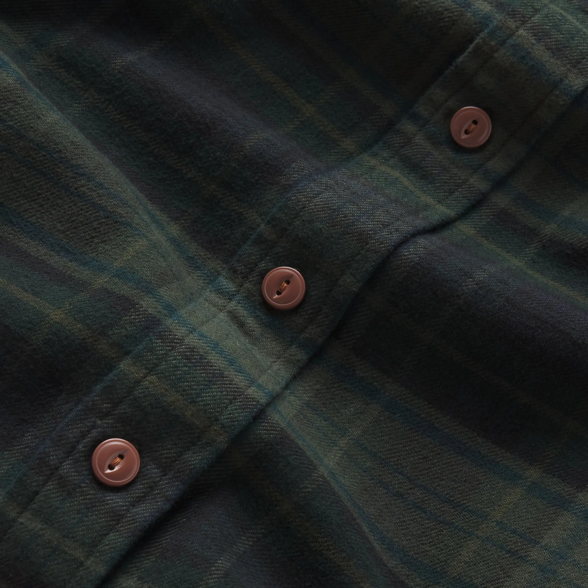 Westlake Heritage Flannel Shirt - Green Navy
