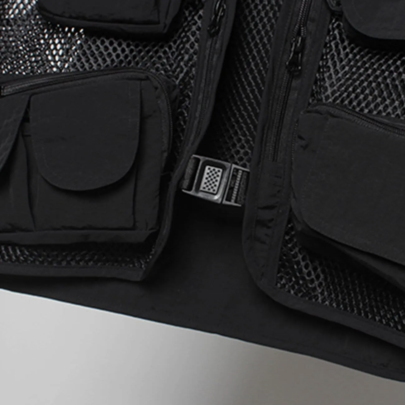 WLS Ninja Combat Multi-pocket Mesh Vest Jacket