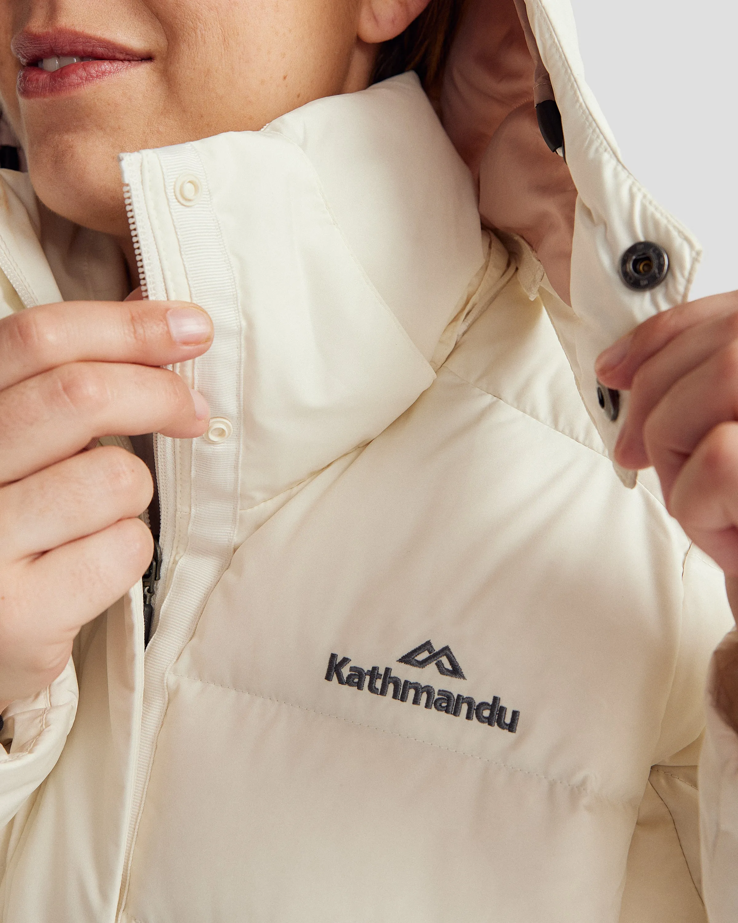 Women's Winterburn Longline Down Coat v2 - Natural