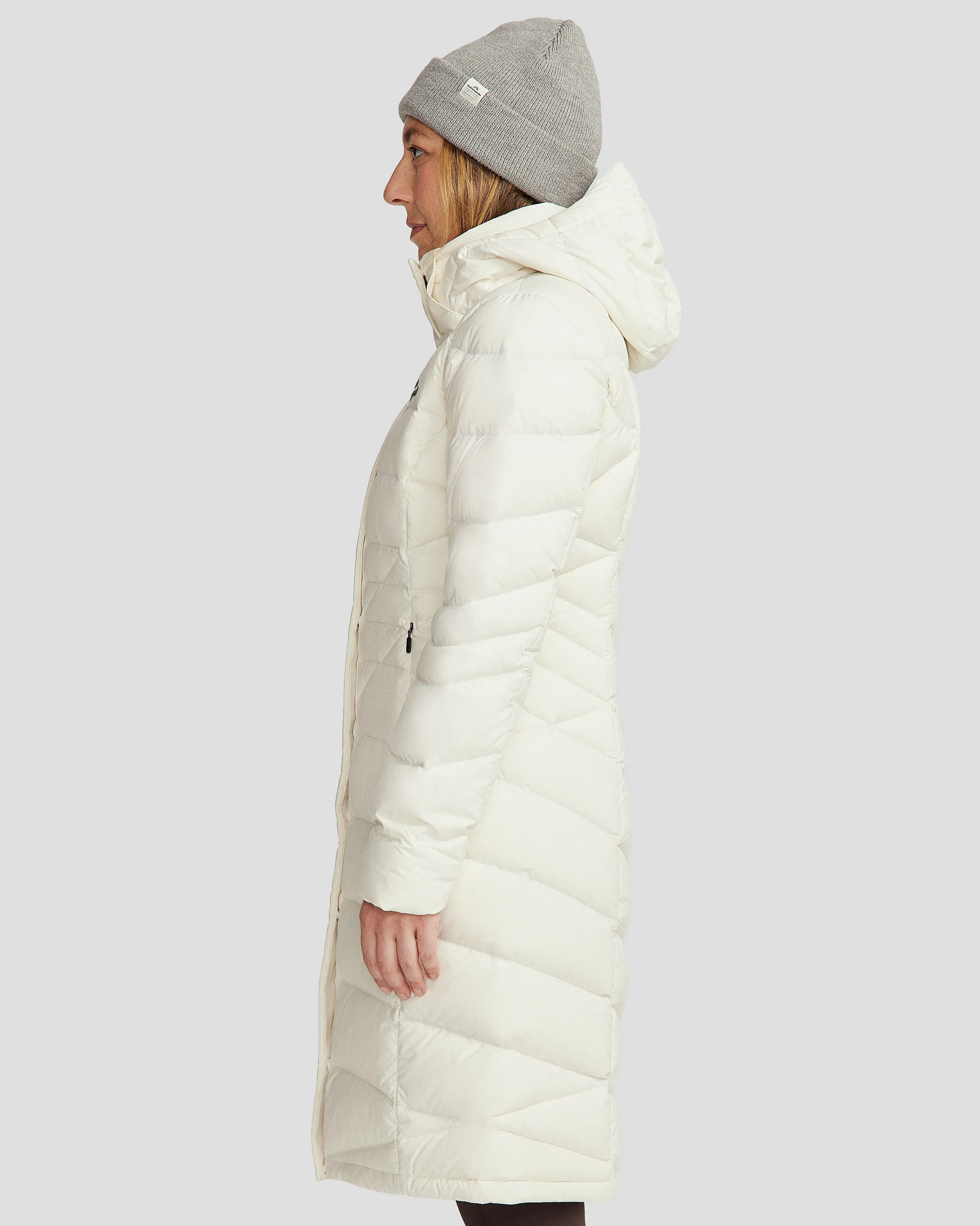 Women's Winterburn Longline Down Coat v2 - Natural